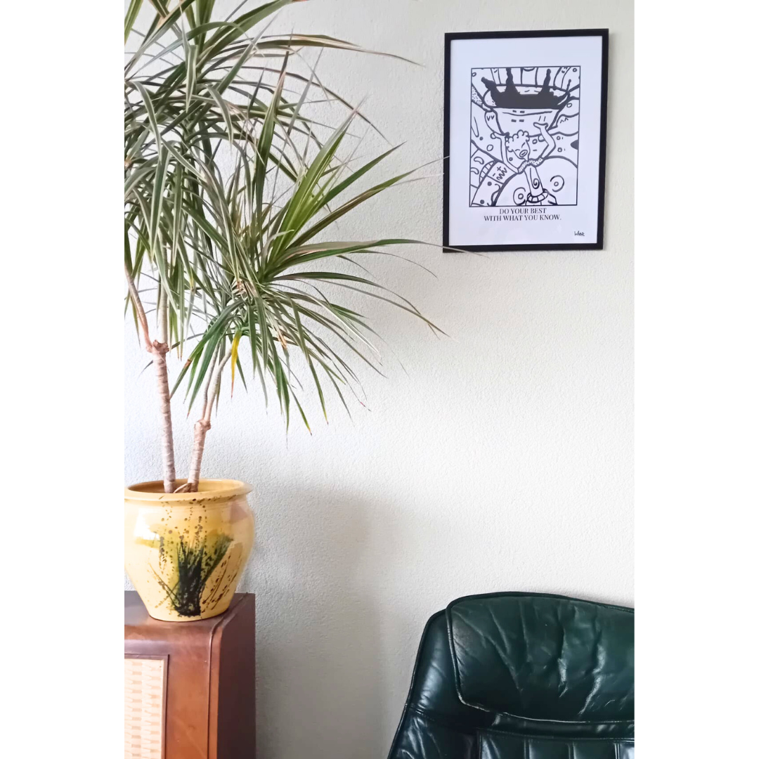 DO YOUR BEST WITH WHAT YOU KNOW.