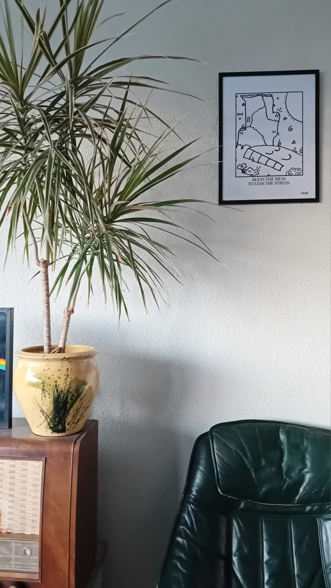 BLESS THE MESS TO LESS THE STRESS.