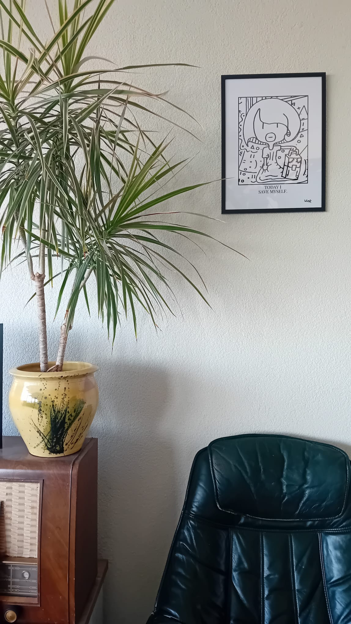 TODAY I SAVE MYSELF.