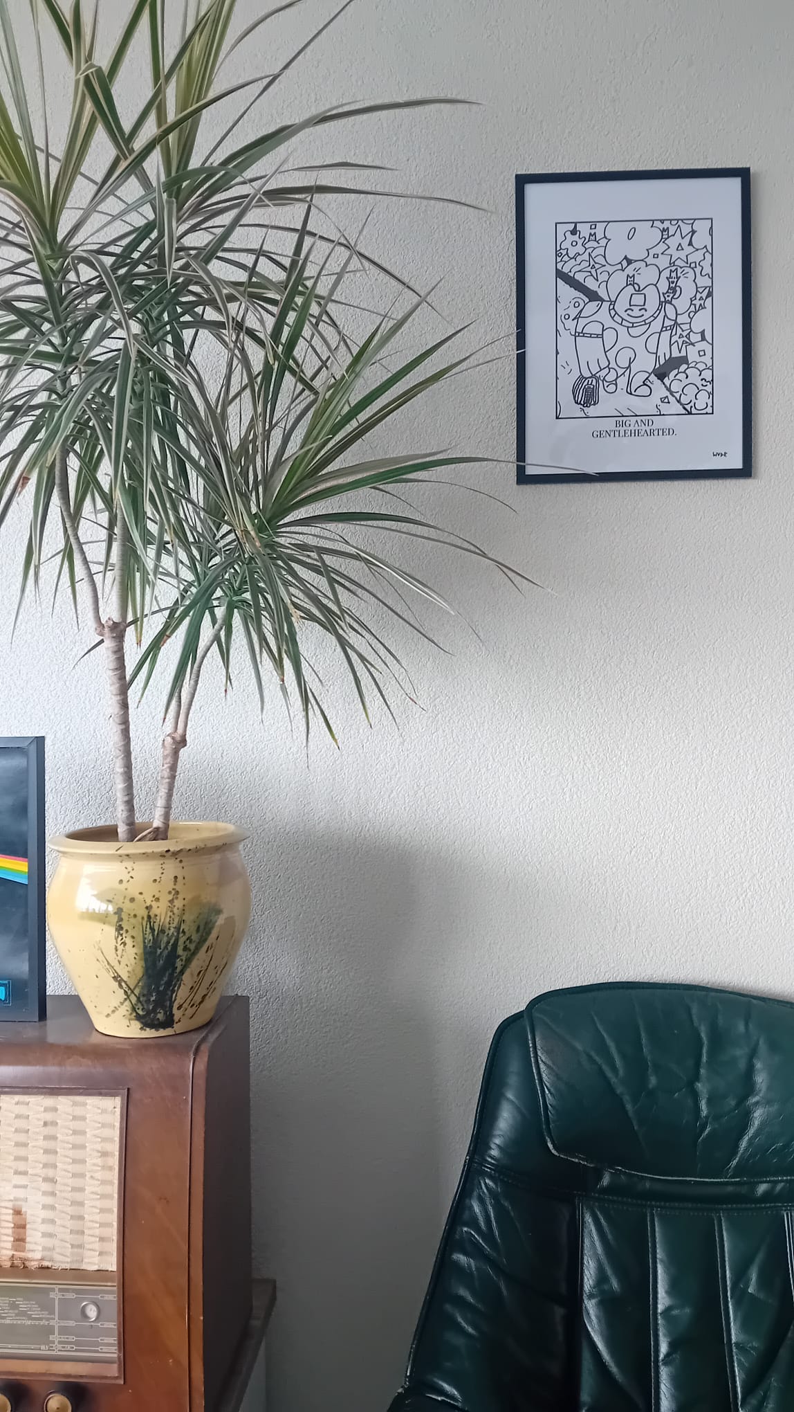 BIG AND GENTLEHEARTED.