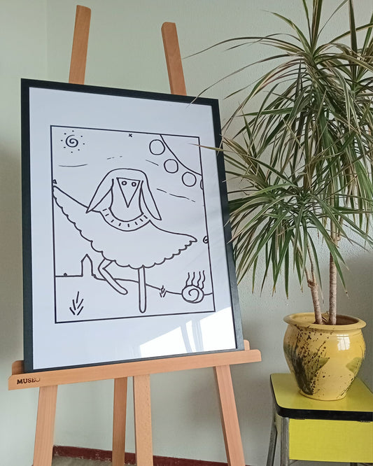 FRAMED PRINT 50x70cm